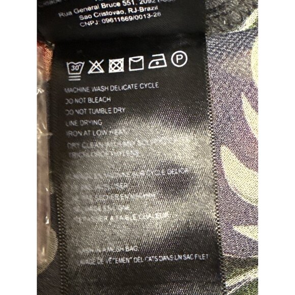 Farm Rio Arabesque Scarves Women's Mini Dress Long Sleeve Viscose Small Boho - Picture 12 of 13